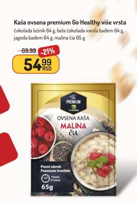 Kaša ovsena premium Go Healthy više vrsta