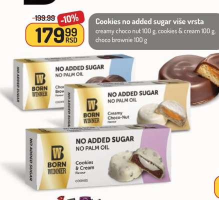 Cookies no added sugar