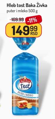 Hleb Tost BAKA ŽIVKA