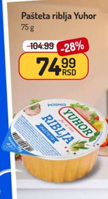 Pašteta riblja Yuhor