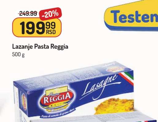 Lazanje Pasta Reggia