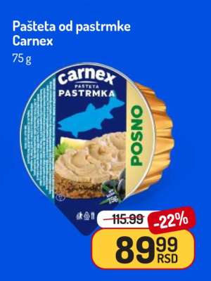 Pašteta od pastrmke Carnex