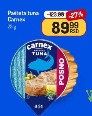 Pašteta tuna Carnex