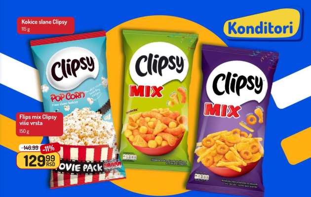 Flips mix Clipsy više vrsta