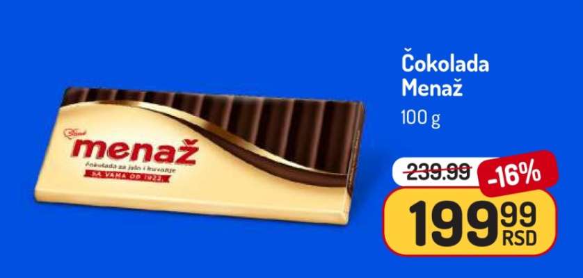 ČOKOLADA MENAŽ