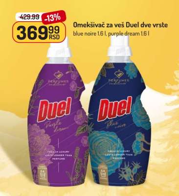 Omekšivač za veš Duel dve vrste