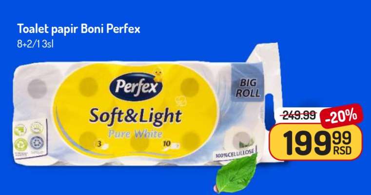Toalet papir Boni Perfex