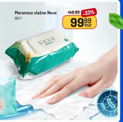 Maramice vlažne Neve
