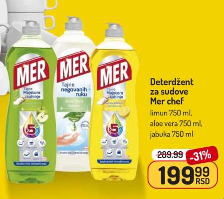 Deterdžent za sudove Mer chef