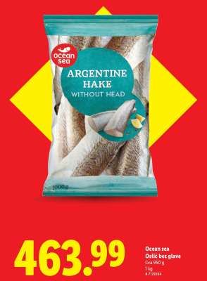 Ocean Sea Argentine Hake