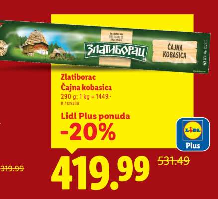 Zlatiborac Čajna kobasica