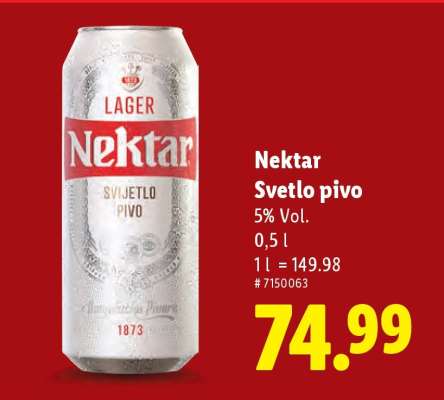 Nektar Svetlo pivo
