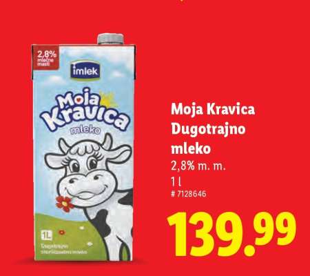 MOJA KRAVICA DUGOTRAJNO MLEKO