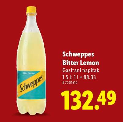 SCHWEPPES Bitter Lemon