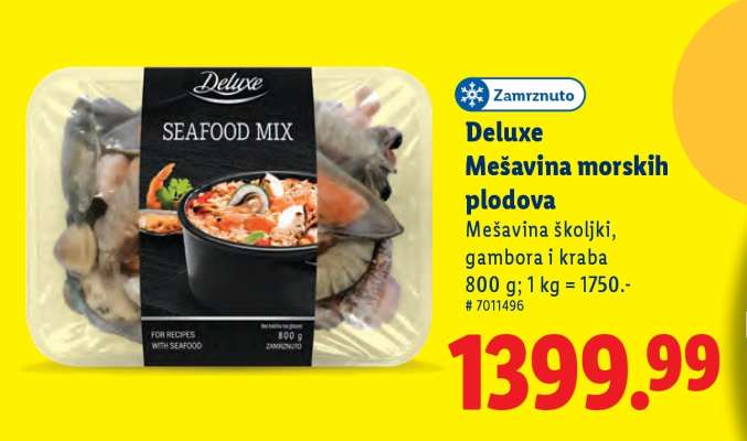 Deluxe Mešavina morskih plodova