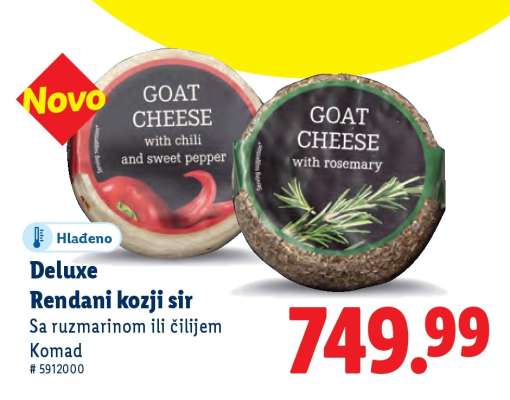 Deluxe Rendani kozji sir