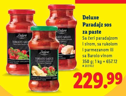 Deluxe Paradajz sos za paste