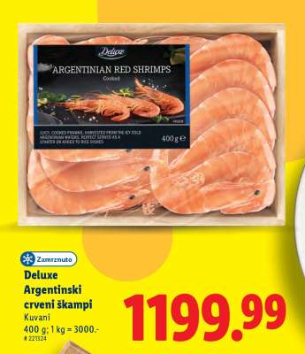 Deluxe Argentinski crveni škampi