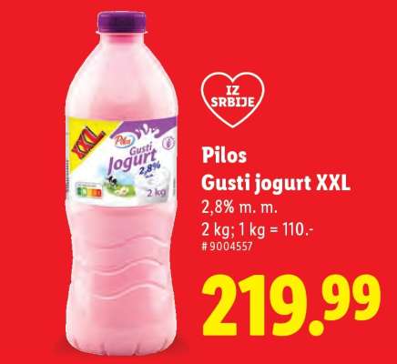 Pilos Gusti jogurt XXL