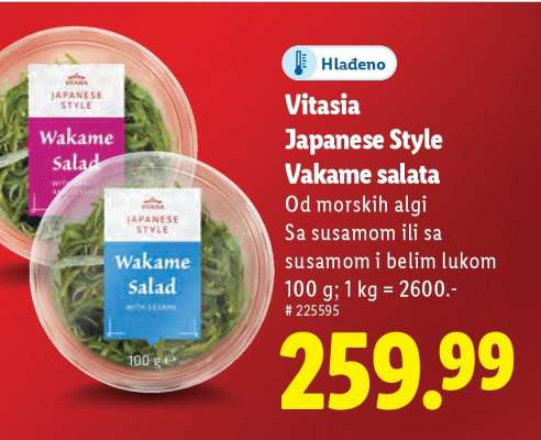 Vitasia Japanese Style Wakame salata
