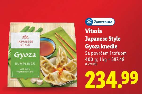 Vitasia Japanese Style Gyoza knedle