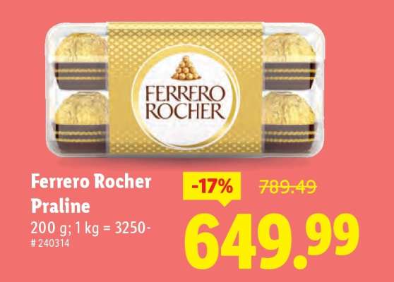 Ferrero Rocher praline