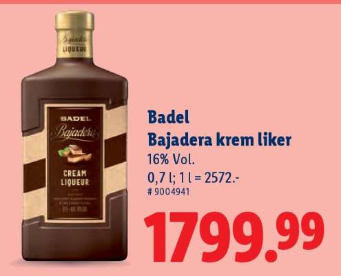 Badel Bajadera krem liker