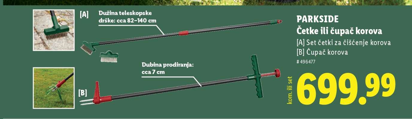 PARKSIDE Četke ili čupač korova