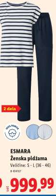 ESMARA Ženska pižama