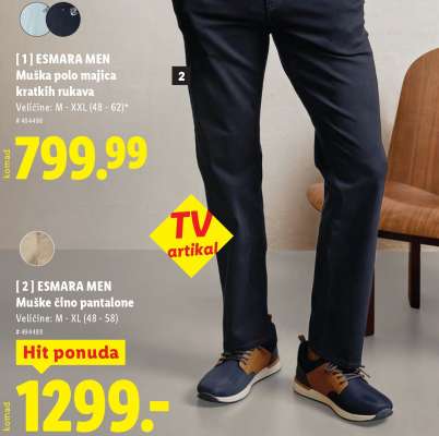 ESMARA MEN Muška polo majica kratkih rukava