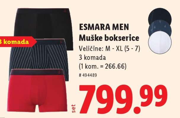 esmara MEN Muške bokserice