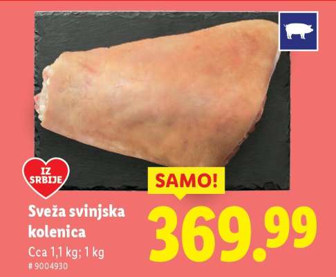 Sveža svinjska kolenica