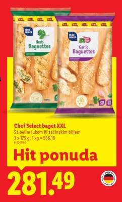 Chef Select Baget XXL