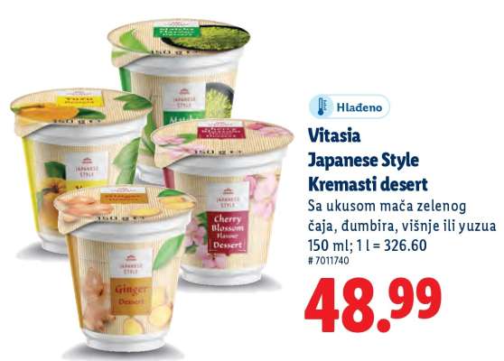 Vitasia Japanese Style Kremasti desert