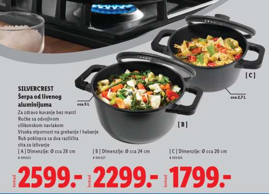 SILVERCREST Šerpa od livenog aluminijuma [A]