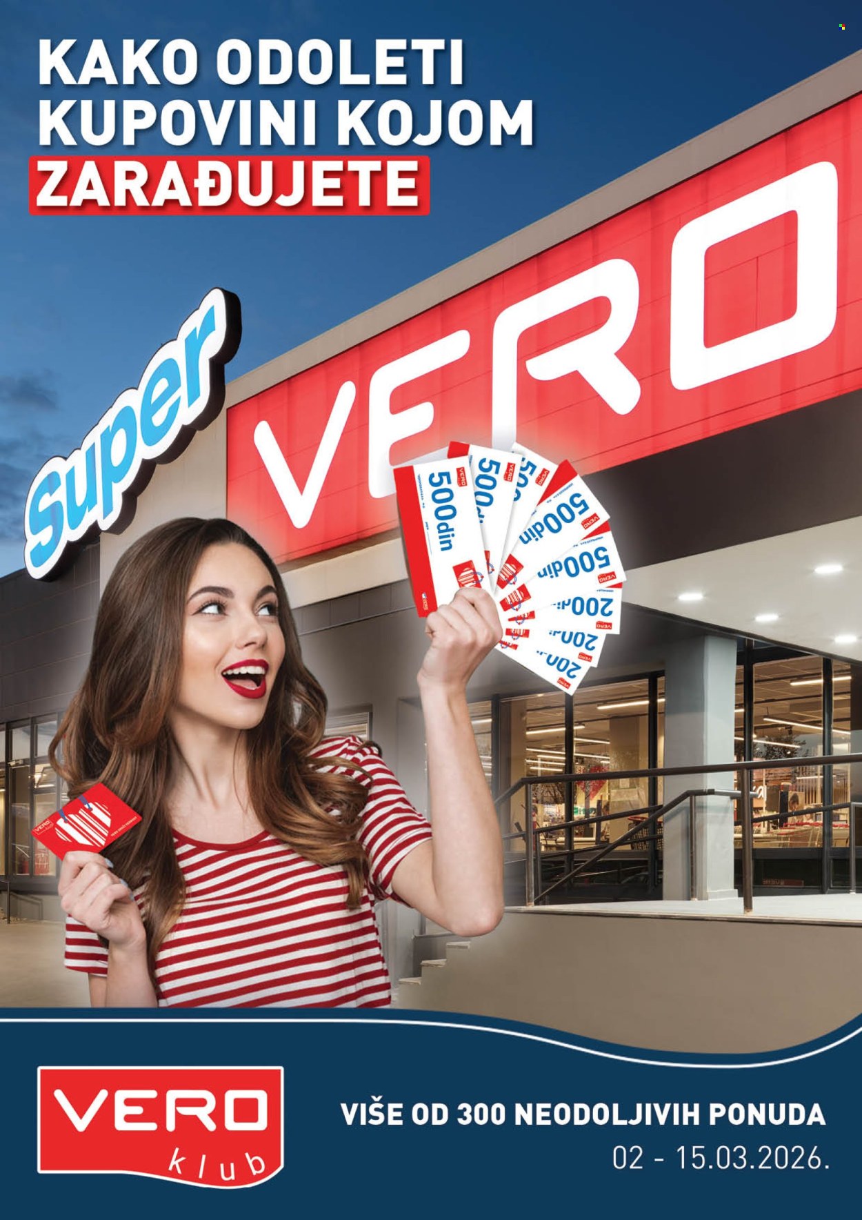 SuperVERO katalog - 02.03.2026 - 15.03.2026. Stranica 1