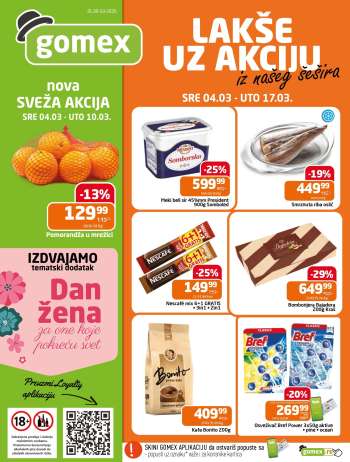 Gomex katalog - 04.03.2026 - 17.03.2026.