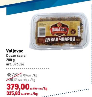 Valjevac Duvan čvarci