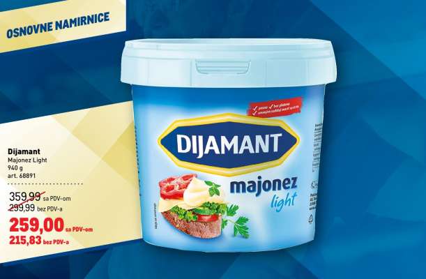 Dijamant Majonez Light