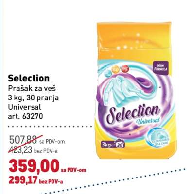 Selection Prašak za veš