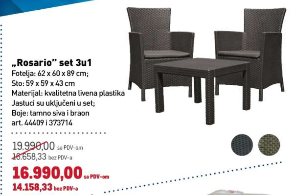 „ROSARIO” SET 3U1