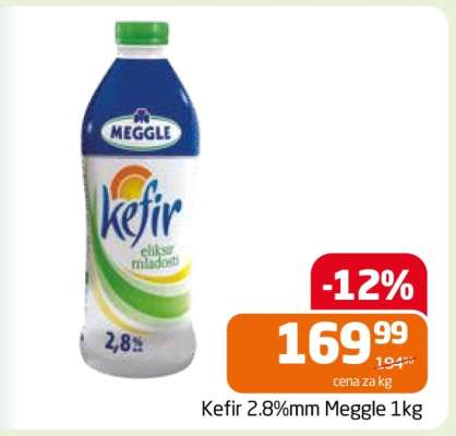 Kefir 2.8%mm Meggle 1kg