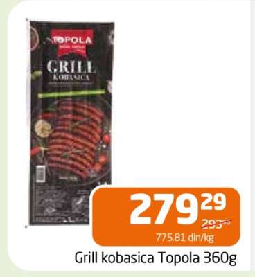 GRILL KOBASICA Topola 360g