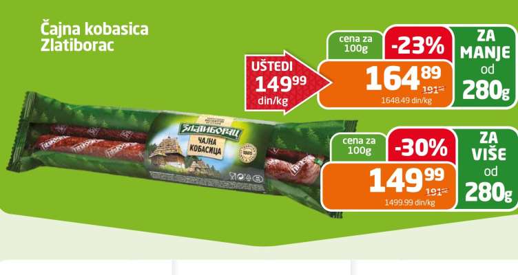 Cajna kobasica Zlatiborac