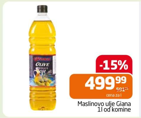 Maslinovo ulje Giana 1l od komine