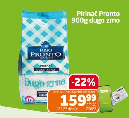 Pirinač Pronto 900g dugo zrno