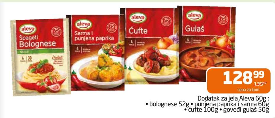 Aleva Dodatak za jela