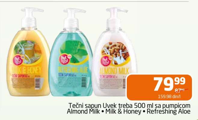 Tečni sapun Uvek treba 500 ml sa pumpicom