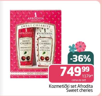 Kozmetički set Afrodita Sweet cherries