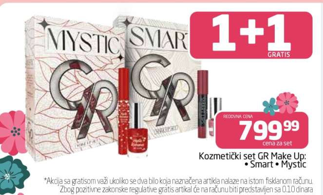 Kozmetički set GR Make Up: Smart + Mystic